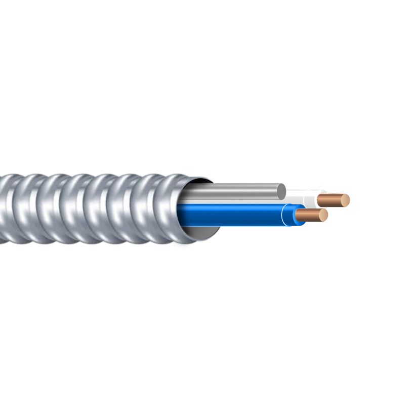 MCAL Cable - Solid, Blue/White, 12/2, 1000 Feet Spooled